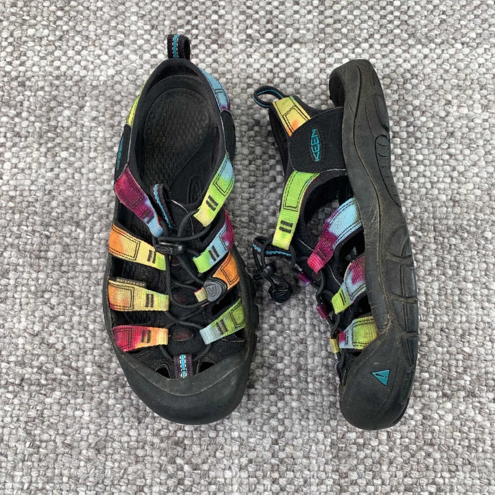 KEEN Newport Retro H2 Sandals Unisex Men 5.5 Women 7.5 Tie Dye Waterproof Sport